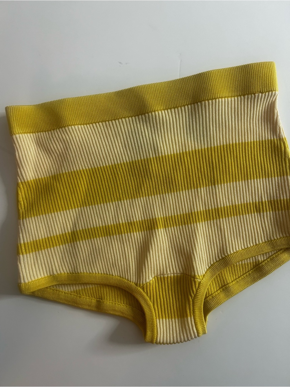 NWT H&M edition RIB-KNIT MINI SHORTS - Picture 6 of 8